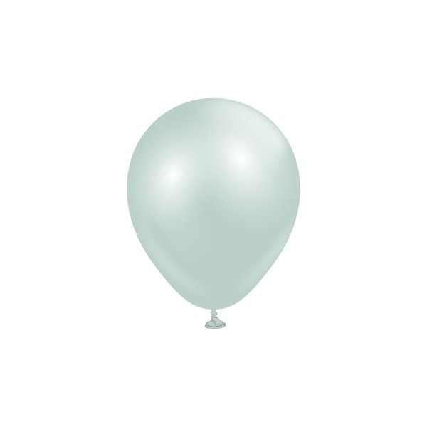 Mini-Luftballons, einfarbig - Premium 13 cm - Aura Ice Mint - 25er-Packung Mini-Luftballons, einfarbig - Premium 13 cm - Aura Ice Mint - 25er-Packung