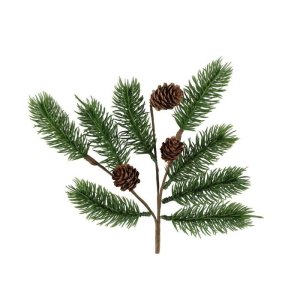 Fichtenzweig mit Zapfen - 30 cm Fichtenzweig mit Zapfen - 30 cm