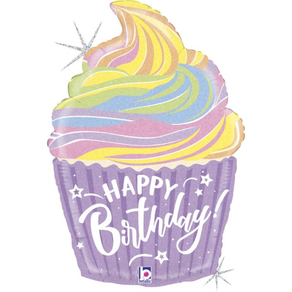 Folienballon - 69 cm - Pastell Cupcake