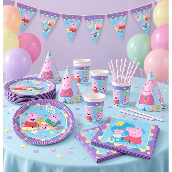 Greta das Schwein Party-Paket - 8 Personen