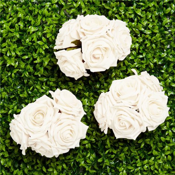 Rosen - Groß - Cremeweiß - 5er-Pack Rosen - Groß - Cremeweiß - 5er-Pack