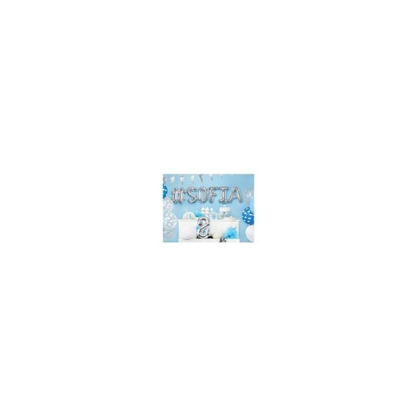 Folienballon Hashtag Silber Folienballon Hashtag Silber