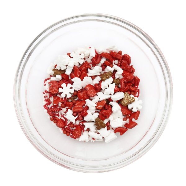 Weihnachtsstreusel - Weihnachtsmann aus der Schachtel - 60 g - PME Weihnachtsstreusel - Weihnachtsmann aus der Schachtel - 60 g - PME