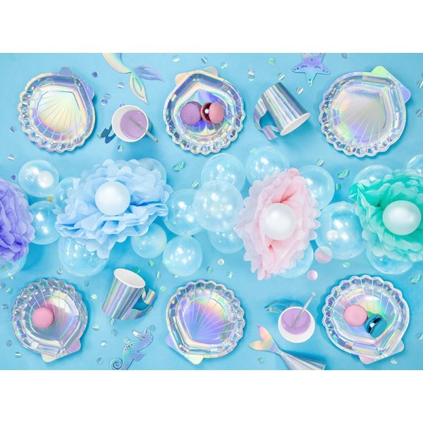 Pappbecher - Mermaid Party - 6er-Pack