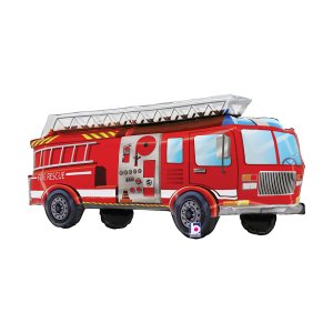 Folienballon - Feuerwehrauto - Rot - Form - 62 cm Folienballon - Feuerwehrauto - Rot - Form - 62 cm