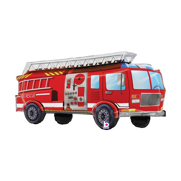 Folienballon - Feuerwehrauto - Rot - Form - 62 cm Folienballon - Feuerwehrauto - Rot - Form - 62 cm