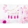 Pappbecher - Rosa - Goldrand - 6er-Pack