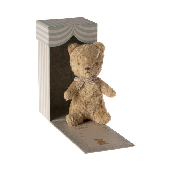 Mein erster Teddy - Sand/Hellblau