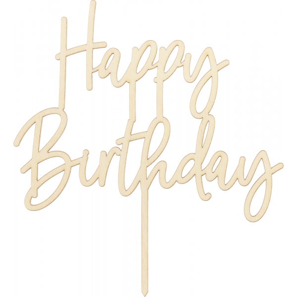 Kuchendeckel - Holz - Alles Gute zum Geburtstag