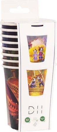 Pappbecher - Mickey & Helium - Abenteuer - 8er-Pack