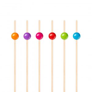 Snack- und Getränkesticks - Verschiedene Farben - 12 cm - 25 Stück Snack- und Getränkesticks - Verschiedene Farben - 12 cm - 25 Stück