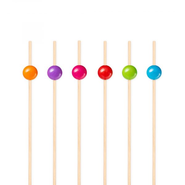 Snack- und Getränkesticks - Verschiedene Farben - 12 cm - 25 Stück Snack- und Getränkesticks - Verschiedene Farben - 12 cm - 25 Stück