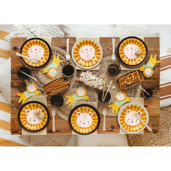 Dessertteller - Lwe - 6er-Pack