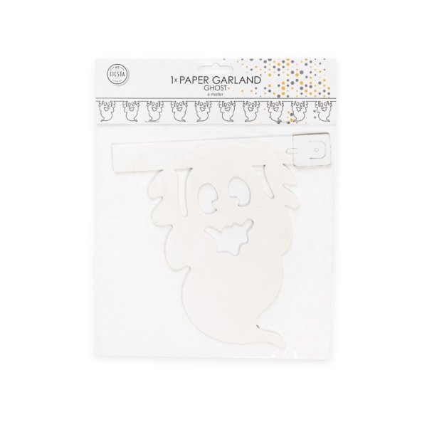 Girlande - Geister - Papier - 6 m Girlande - Geister - Papier - 6 m