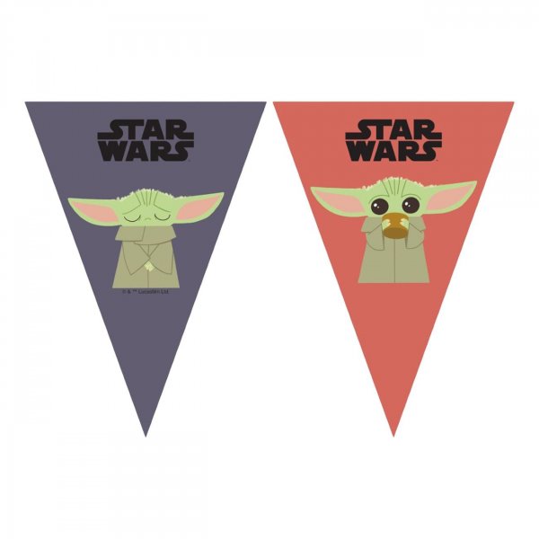 Star Wars The Mandalorian Wimpelkette, 9er-Pack Star Wars The Mandalorian Wimpelkette, 9er-Pack