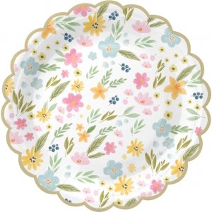 Pappteller - Wildblumen - 18 cm Durchmesser - 6er-Pack Pappteller - Wildblumen - 18 cm Durchmesser - 6er-Pack