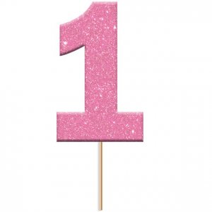 Kuchenspieße - 1 - Rosa/Glitzer - 12er-Pack Kuchenspieße - 1 - Rosa/Glitzer - 12er-Pack