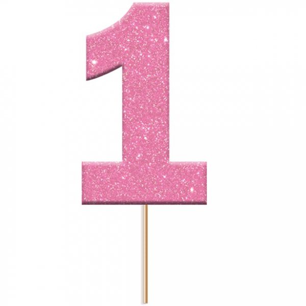 Kuchenspieße - 1 - Rosa/Glitzer - 12er-Pack Kuchenspieße - 1 - Rosa/Glitzer - 12er-Pack