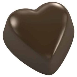 Pralinenform - Herz - 3,5 cm Pralinenform - Herz - 3,5 cm