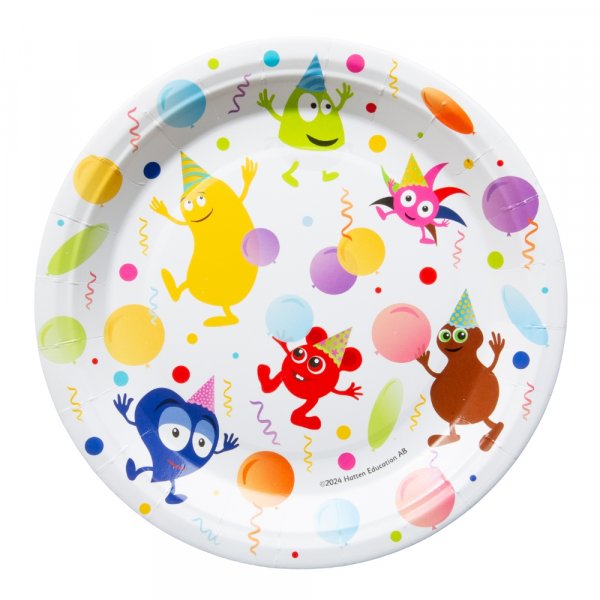 Pappteller - Babblers - 8er-Pack
