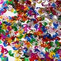 Tischkonfetti - Nummer 3 - Metallic-Farbmix - 14 Gramm Tischkonfetti - Nummer 3 - Metallic-Farbmix - 14 Gramm