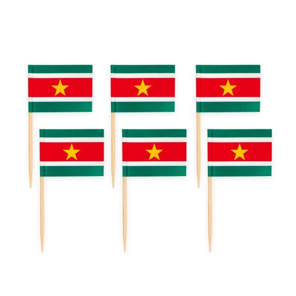 Partypicks - Flagge - Suriname - 50er-Packung Partypicks - Flagge - Suriname - 50er-Packung