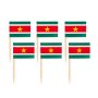 Partypicks - Flagge - Suriname - 50er-Packung Partypicks - Flagge - Suriname - 50er-Packung