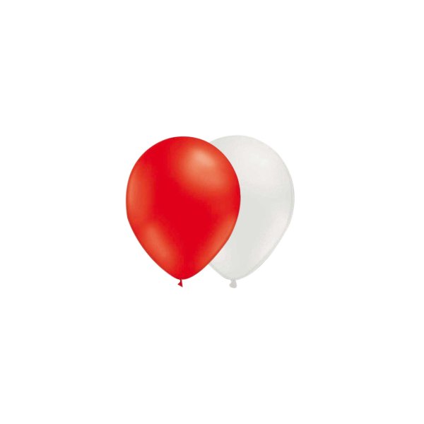 Luftballons - Mix - Rot/Weiß - 10er-Packung Luftballons - Mix - Rot/Weiß - 10er-Packung