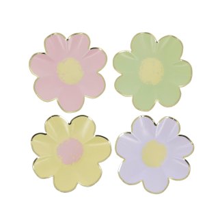 Kleine Pappteller - Blumen - 8er-Pack Kleine Pappteller - Blumen - 8er-Pack