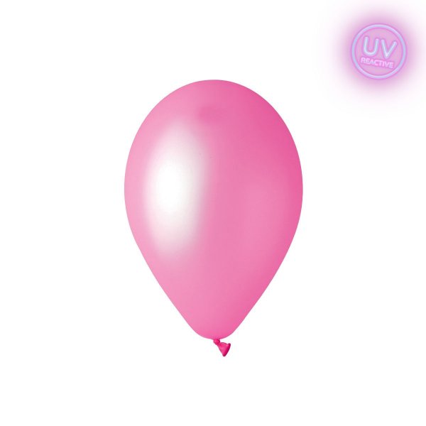 Latexballons - Neonpink - UV-Leuchtend - 28 cm Latexballons - Neonpink - UV-Leuchtend - 28 cm
