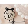 Runder Folienballon - Nude - Happy 18