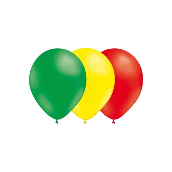 Luftballons - Mix - Grün/Hellgelb/Rot - 15er-Packung Luftballons - Mix - Grün/Hellgelb/Rot - 15er-Packung