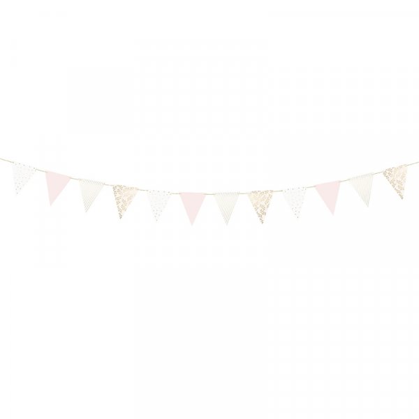 Wimpel - Mix - Pink/Gold Metallic