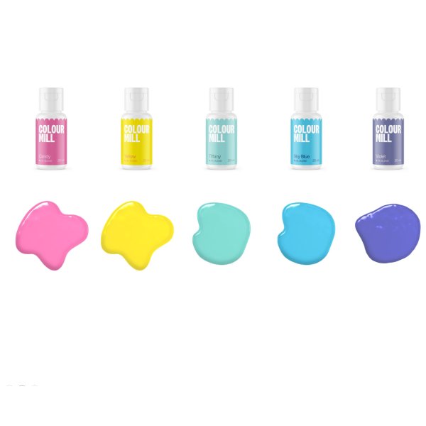 Farbmühlen-Paket - Regenbogen - 5 x 20 ml Farbmühlen-Paket - Regenbogen - 5 x 20 ml