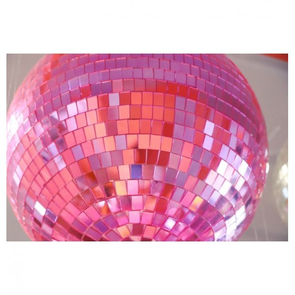 Discokugel - Rosa - Groß - 25 cm Discokugel - Rosa - Groß - 25 cm