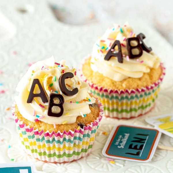 Silikonform - Happy Sprinkles - Buchstaben Silikonform - Happy Sprinkles - Buchstaben