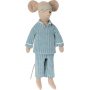 Mittlere Papa-Maus - Pyjama und Nachtmaske Mittlere Papa-Maus - Pyjama und Nachtmaske