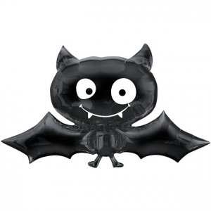 Folienballon - Fledermaus - Schwarz/Weiß Folienballon - Fledermaus - Schwarz/Weiß
