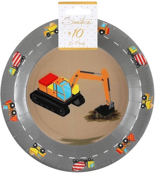 Pappteller - Im Aufbau - 10er-Pack