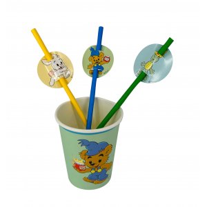 Strohhalme 12 Stück - 3 Designs - Bamse Kalas Strohhalme 12 Stück - 3 Designs - Bamse Kalas