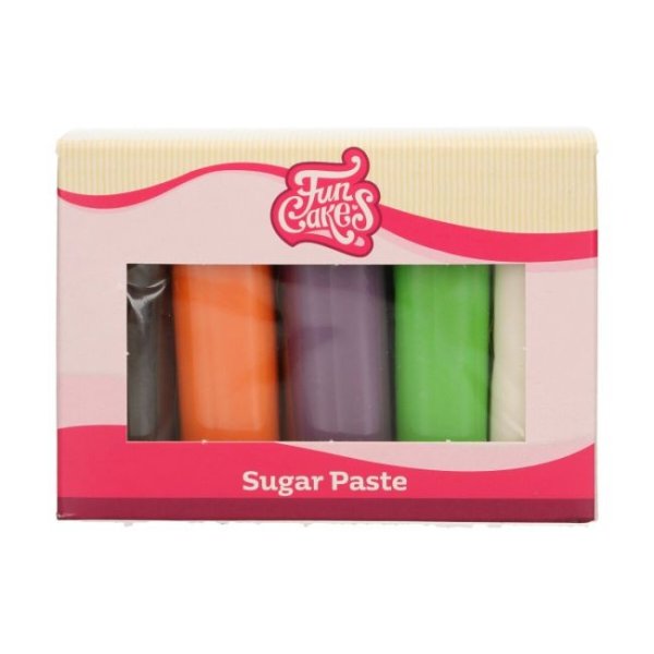 Zuckerpaste/Zuckerpaste - Mixpack - Halloween - FunCakes - 5x100g Zuckerpaste/Zuckerpaste - Mixpack - Halloween - FunCakes - 5x100g