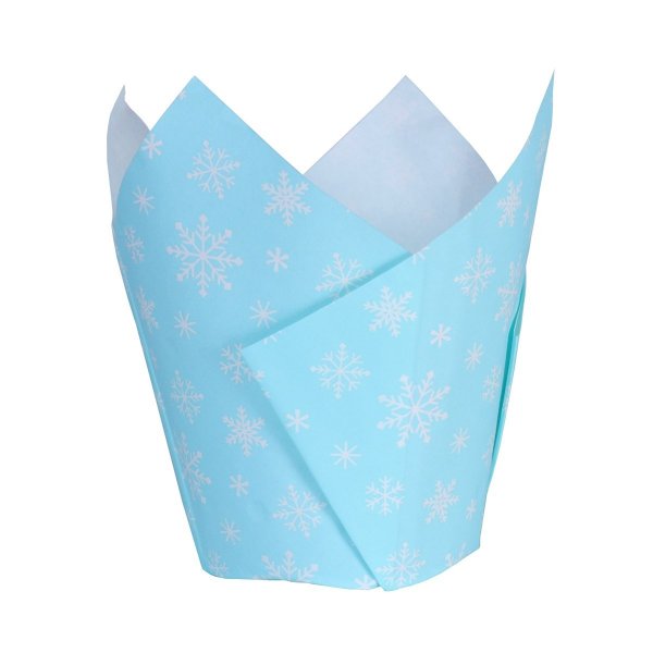 Muffinformen - Winter - Tulpe - Blau/Weiß - PME Muffinformen - Winter - Tulpe - Blau/Weiß - PME