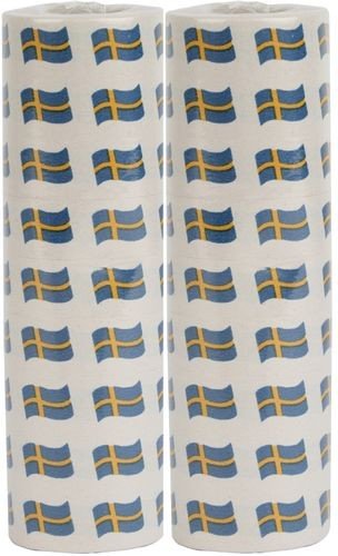 Luftschlangen - Schwedische Flagge - 2er-Pack Luftschlangen - Schwedische Flagge - 2er-Pack
