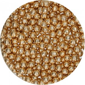 Knusprige Schokoladenperlen - Metallic Gold - Funcakes - 60 g Knusprige Schokoladenperlen - Metallic Gold - Funcakes - 60 g