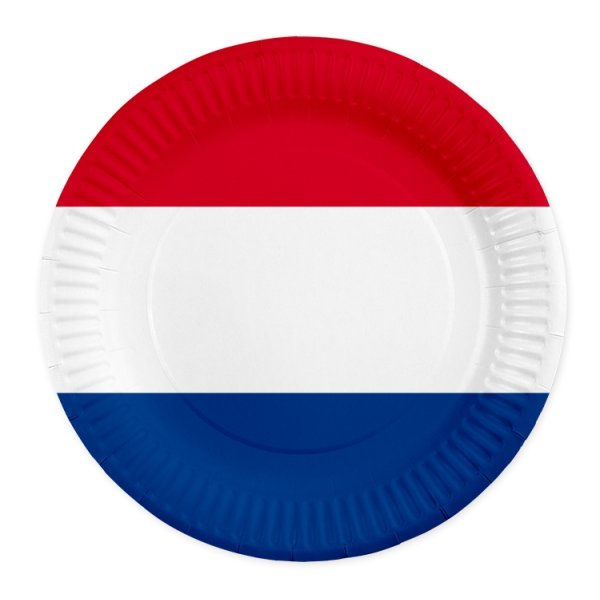 Pappteller - Holland - 23 cm - 8 Stück Pappteller - Holland - 23 cm - 8 Stück