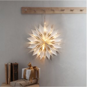 Weihnachtsstern - Flocke 45 cm - Weiß Weihnachtsstern - Flocke 45 cm - Weiß