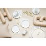 Servietten - Weiß/Gold - 12er-Packung Servietten - Weiß/Gold - 12er-Packung