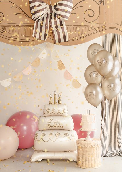 Geburtstagsballons - Metallic-Gold - 30 cm Geburtstagsballons - Metallic-Gold - 30 cm