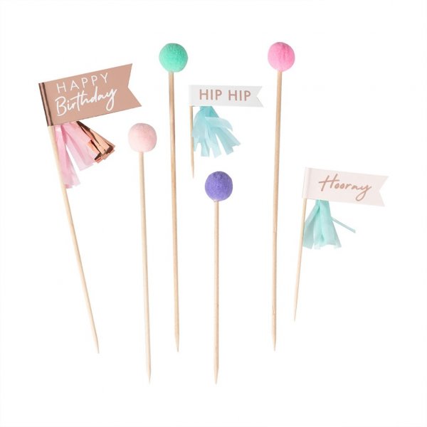 Kuchendekorationen - Mix it Up - Pastell/Ros�gold