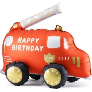 Folienballon - Feuerwehrauto - 67x53 cm Folienballon - Feuerwehrauto - 67x53 cm